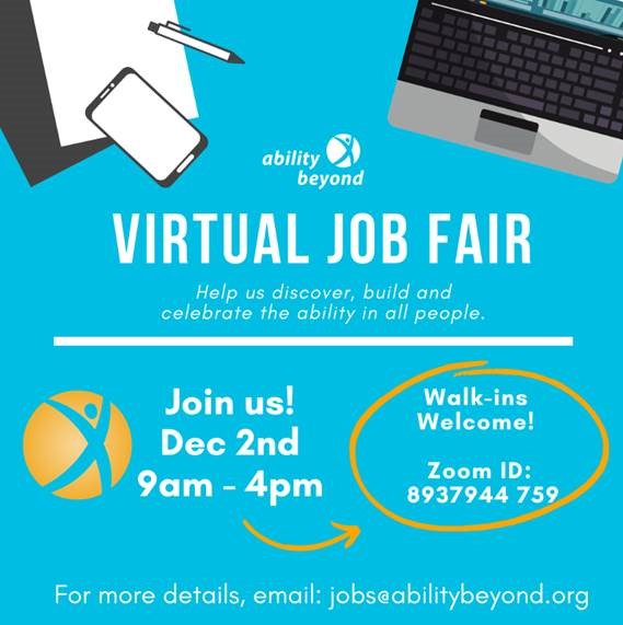 Virtual Job Fair December 2, 2020