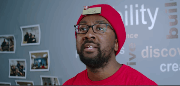 Video about Zion's work experience.